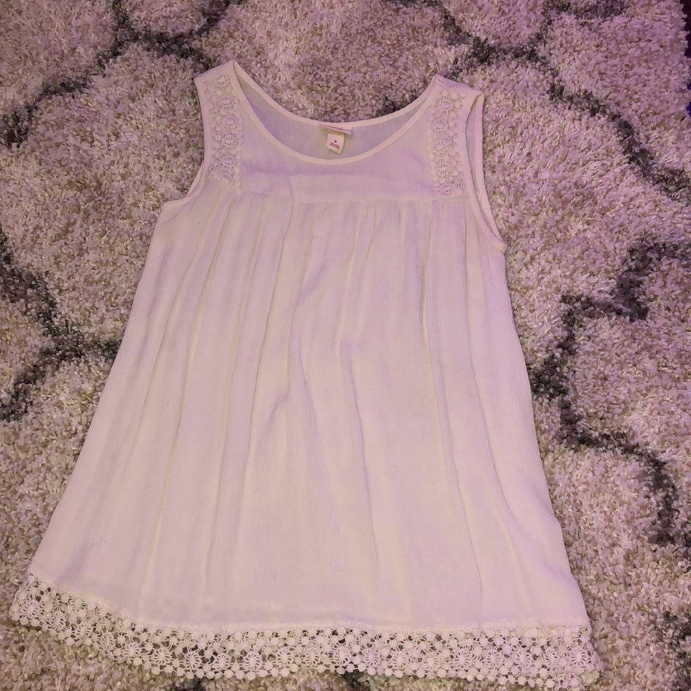 Cream tank top